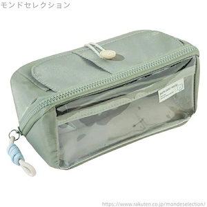 送 料 無 料クリア 缶バッチ けーす おしゃれ 小物収納 化粧ポーチ ぺんけーす お洒落 無地 シンプル ふでばこ 筆入れ 筆箱 透明
