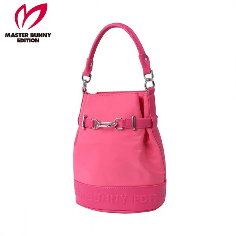 [Master Bunny] レディースエンボスロゴストラップバケットバッグ