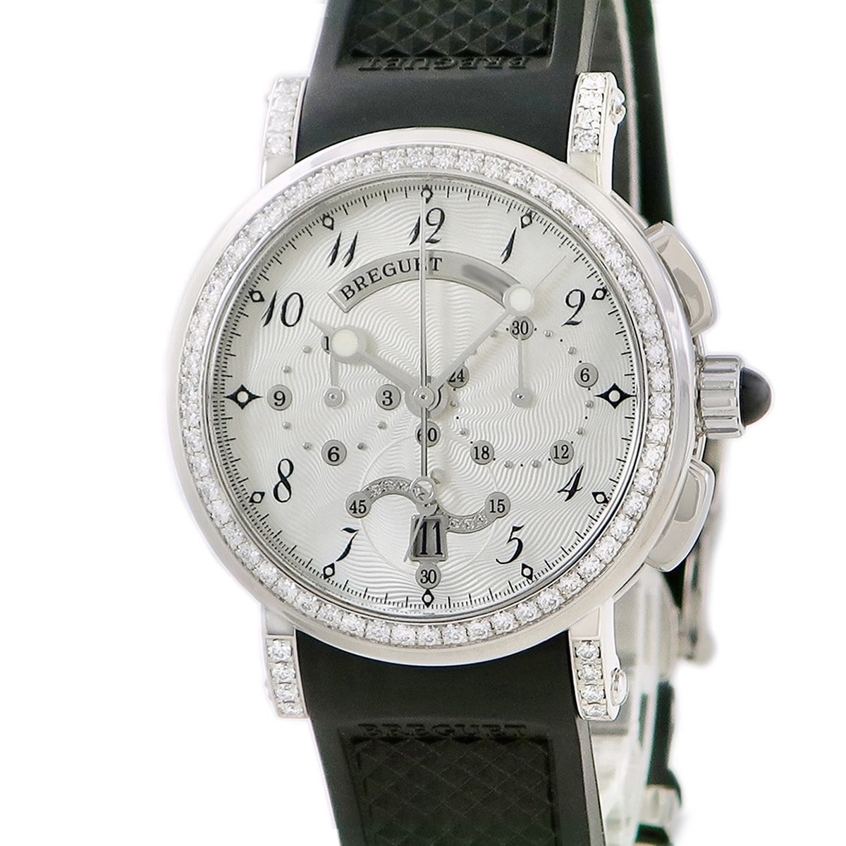 マリーン クロノグラフ 8828BB/5D/586/DD00 自動巻き レディース 純正ダイヤ K18WG無垢 3年保証 959,651円