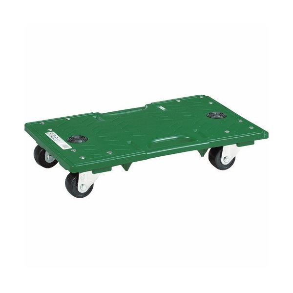 マルチキャリー 連結くんミニ 435x282mm グリーン ゴム車輪 1台 完成品