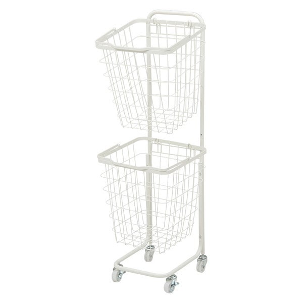 KR-3970WH 2段ランドリーラック ホワイト メーカー直送