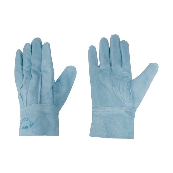 （まとめ）ペンギンエース 国産床革背縫オイル加工手袋 Mサイズ TH-402 M 1双[x5]