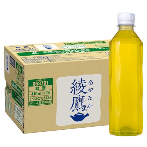 コカ・コーラ 綾鷹 ラベルレス 410mlPET ×24本 [スリムボトル]