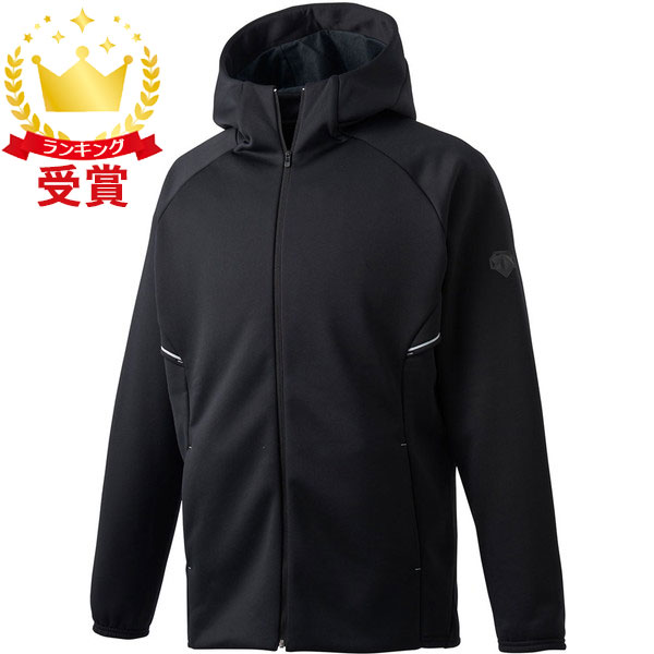 返品交換不可 大特価 DESCENTE デサント デサント DESCENTE 野球 ウェア ジャケット バリアフリース 野球ソフト スウェット・トレーナー DBX2765-BLK 即納