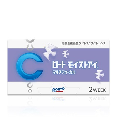 【遠近両用】【4箱セット】(1箱6枚)ロート モイストアイ マルチフォーカル 2WEEK コンタクトレンズ[moisteye-mf-2week][RO]
