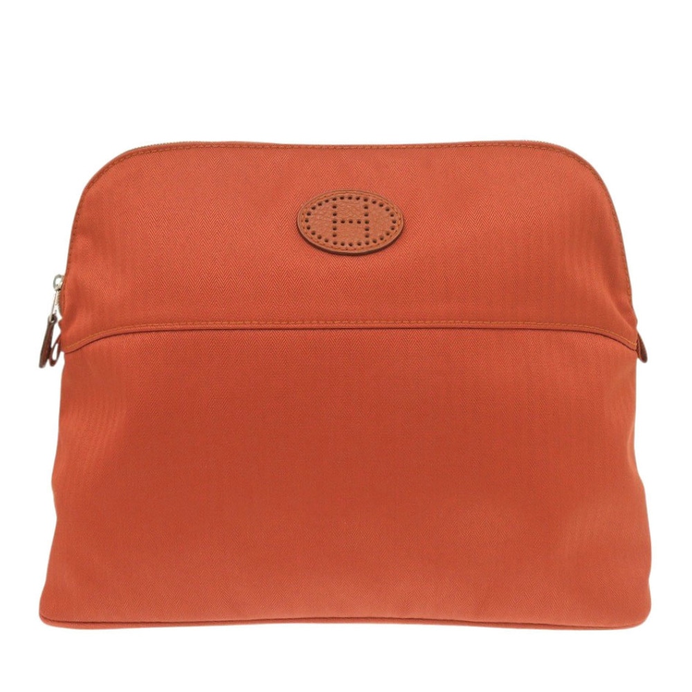 新品同様 ボリードポーチ GM ポーチ コットン オレンジ 1080【中古】 レディース