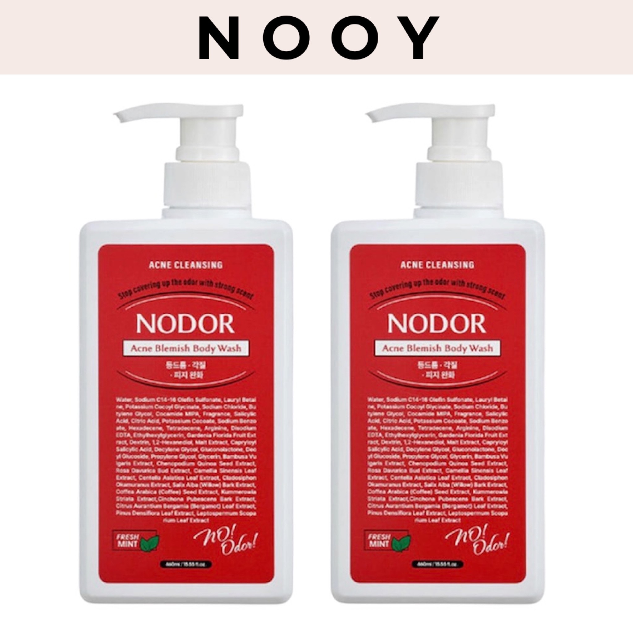 アクネ ブレミッシュ鎮静ボディウォッシュ 460ml 2本 背中ニキビトラブル改善 毛穴 角質 皮脂 敏感肌 低刺激 韓国 コスメアクネ ボディウォッシュボディソープアクネケア毛穴ケアボディソープ