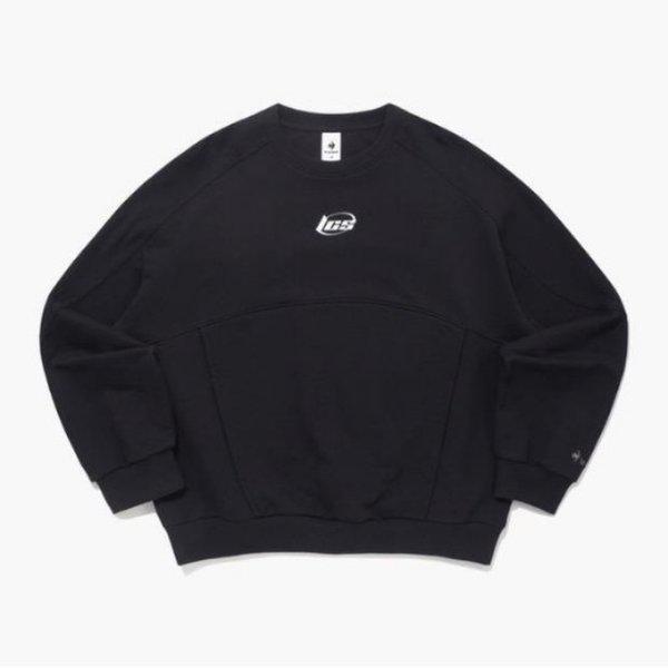 長袖Tシャツ JQS QP423FFSO1-BLK フットボール ユニ リベット スウェットシャツ / ブラック