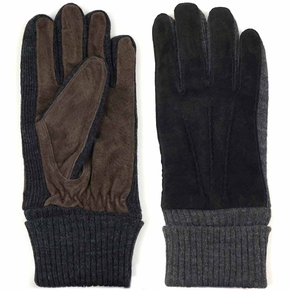 デンツ 手袋 レザー グローブ ケンダル ピッグスウェード メンズ DENTS KENDAL 5-1629 ブラック ブラウン サイズM/L 5,130円