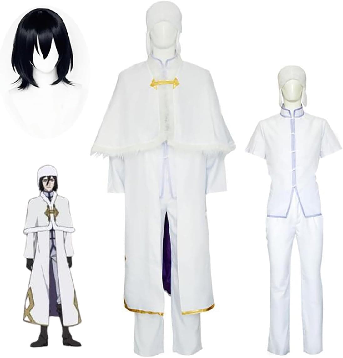 文豪ストレイドッグス 風 フヨードルD コスプレ衣装 ウィッグイベント アニメ クリスマス ハロウィン仮装