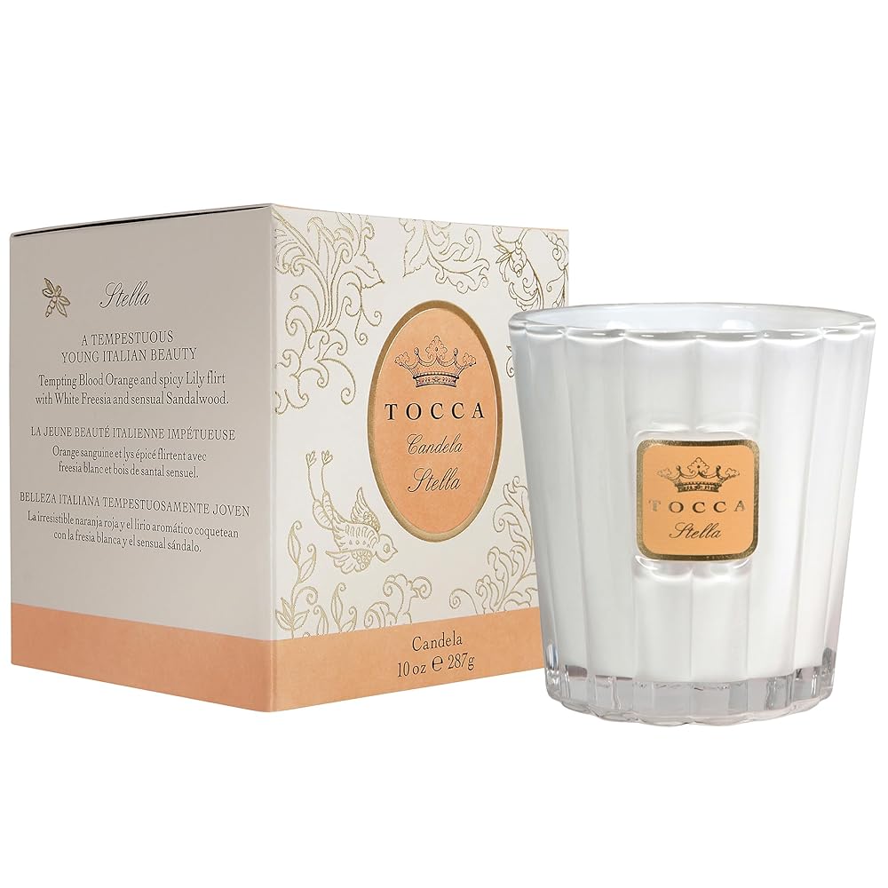 トッカ(TOCCA) キャンドル ステラの香り 約287g (ろうそく フレッシュでビターな香り)