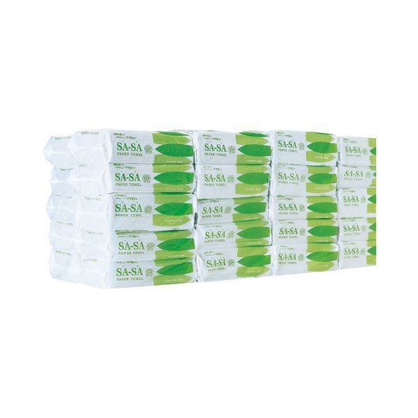 （まとめ） 太洋紙業 SA-SAペーパータオル 200枚／パック SA2025 1セット（25パック） 2セット