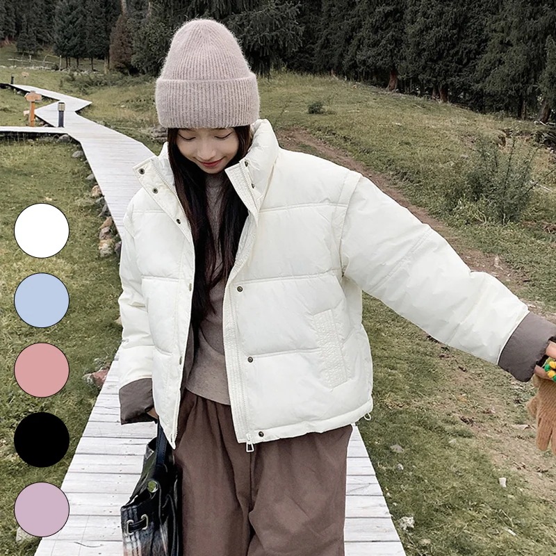 MF65 大人気 5色 韓国ファッション ダウンコート 大きいサイズ ダウンジャケット ショートコート 韓国 コート レディース服 コットン ジャケット レディース 韓国