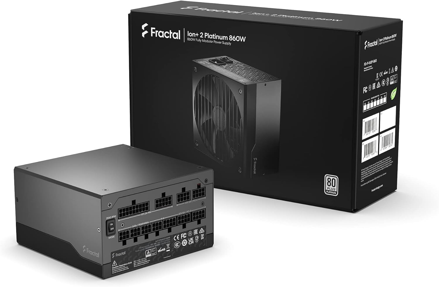 Fractal Design Ion+ 2 Platinum 860W PC電源ユニット 80PLUS Platinum FD-P-IA2P-860 PS947 14,909円