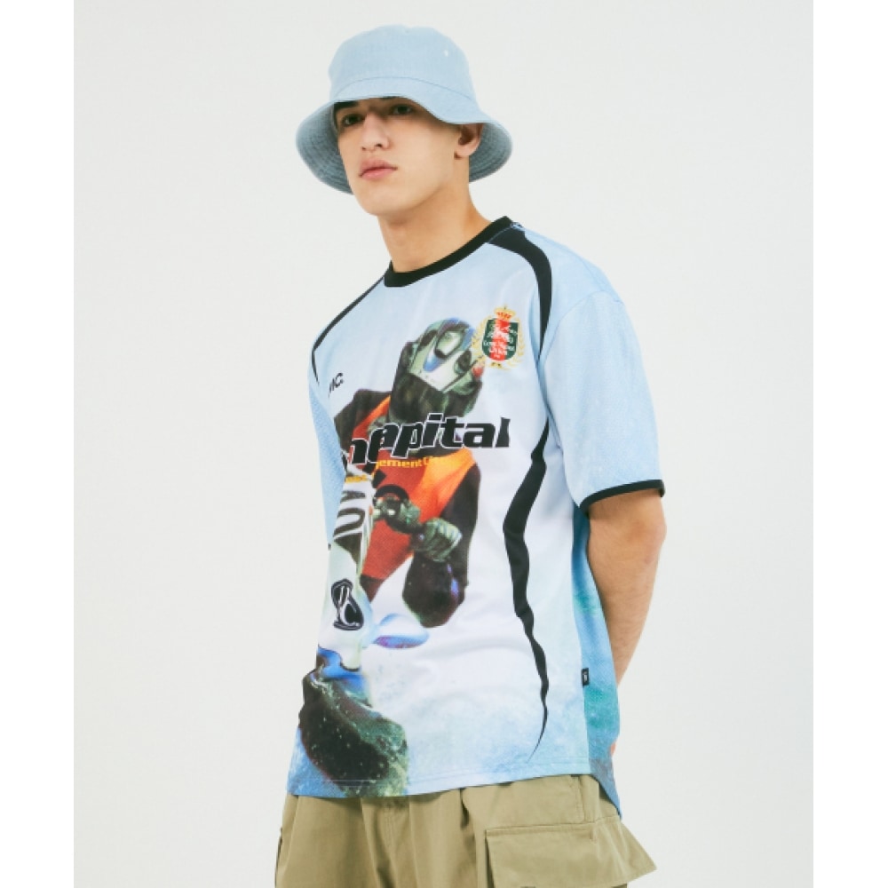 LMC キャピタルサッカージャージー T シャツマルチ