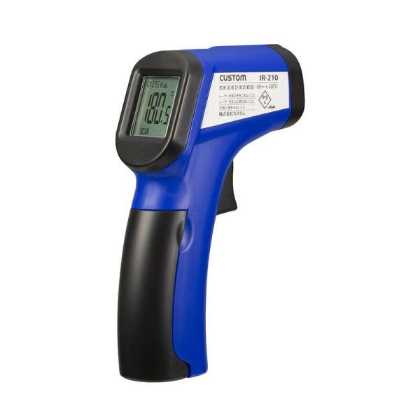 CUSTOM 放射温度計 IR－210 大工道具 測定具 温度計 環境測定器