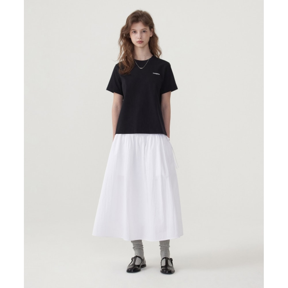 COVERNAT ウーマン ショーリング ロングスカート ホワイト