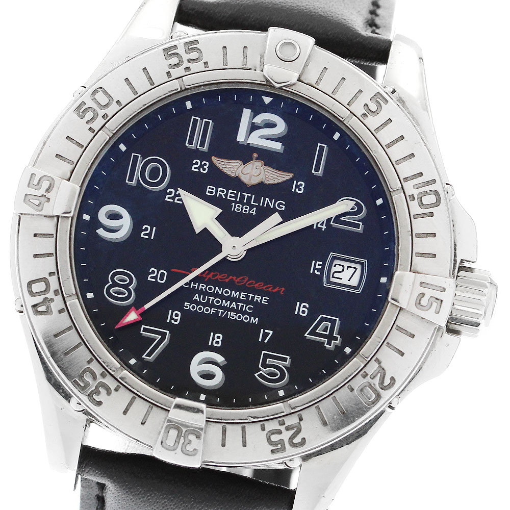 ブライトリング BREITLING A17360 スーパーオーシャン デイト 自動巻き メンズ _900017【中古】 112,150円