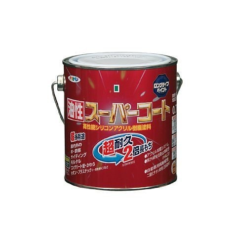 （まとめ買い）油性スーパーコート 0.7L なす紺 [x3缶セット]