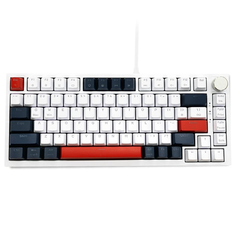 ゲーミングキーボード メカニカル 有線 ラピッドトリガー ホットスワップ対応 RGB バックライト付き Win/Mac用 MS-GBKB82WH 10,625円