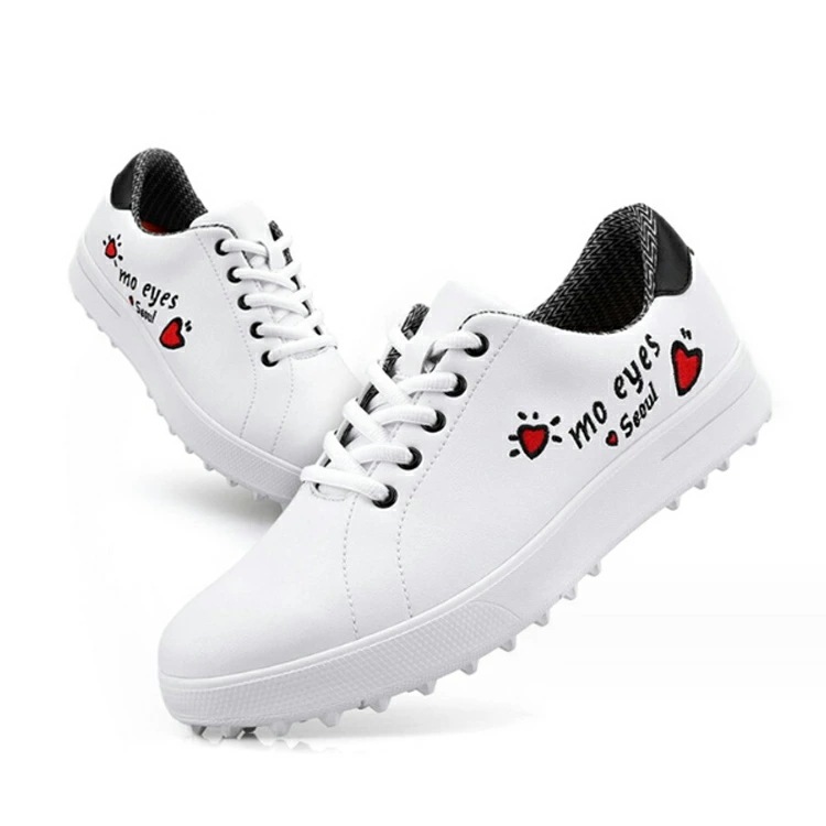 レディース ゴルフシューズ 防水 ゴルフ用シューズ 靴 スニーカー 軽量 耐滑 運動靴 滑り止め ゴルフ 靴 歩きやすい 疲れにくい 婦人 女性 ゴルフ スポーツ 外反母趾 スパイクレス