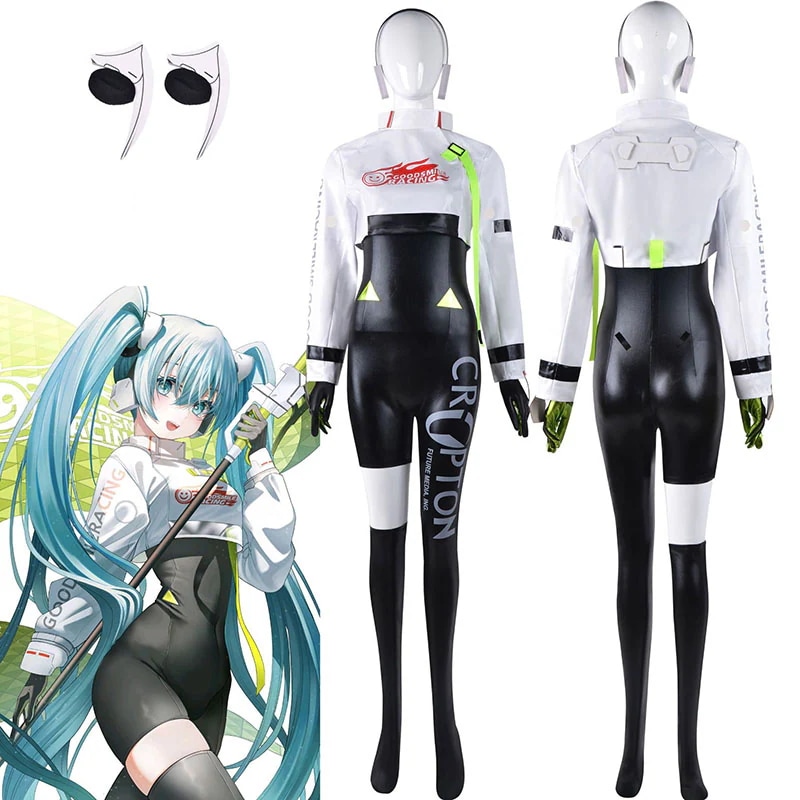 大人気コスプレ変装仮装 衣装 初音ミク / Hatsune Miku レーシングカー