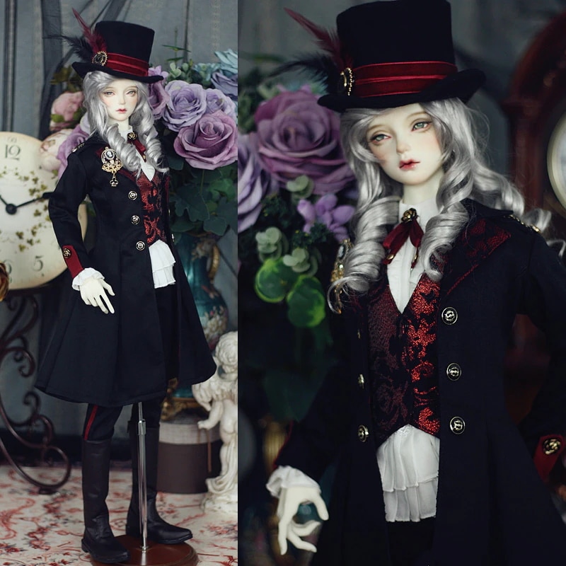 1/3 1/4 BJDドール服 【The heir】 レトロ MSD/SD10/SD13/SD17/70cm/ID72/IPSID/オーダーサイズ球体関節人形用衣装セット