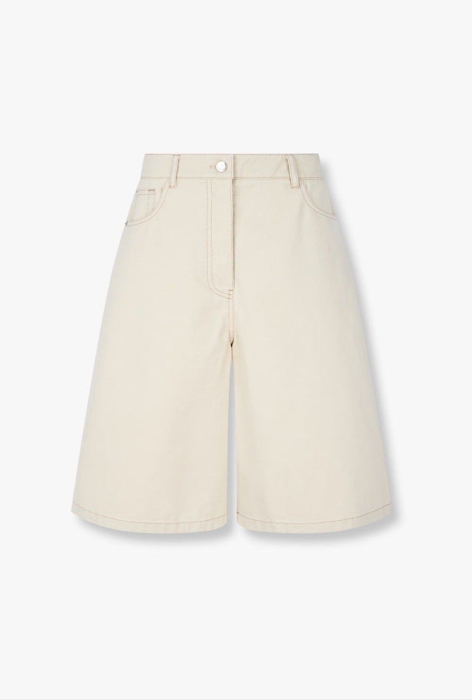 配色 ステッチ ディテール デニム パンツ