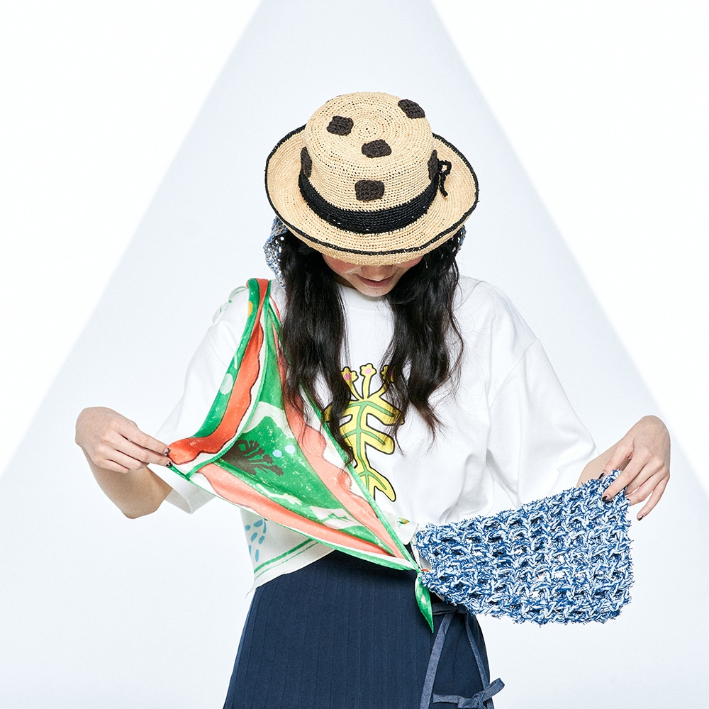 【MISU A BARBE】 HETTY SCHOOL BAG BLUE