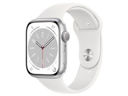 Apple Watch Series 8 GPSモデル 45mm MP6N3J/A [シルバー/ホワイトスポーツバンド]