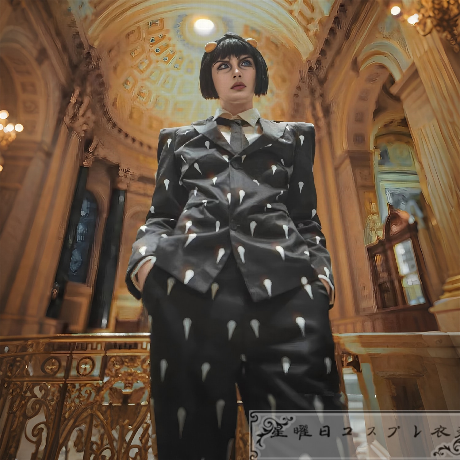 ジョジョの奇妙な冒険 葬式 ブチャラティ コスプレ衣装 コスチューム