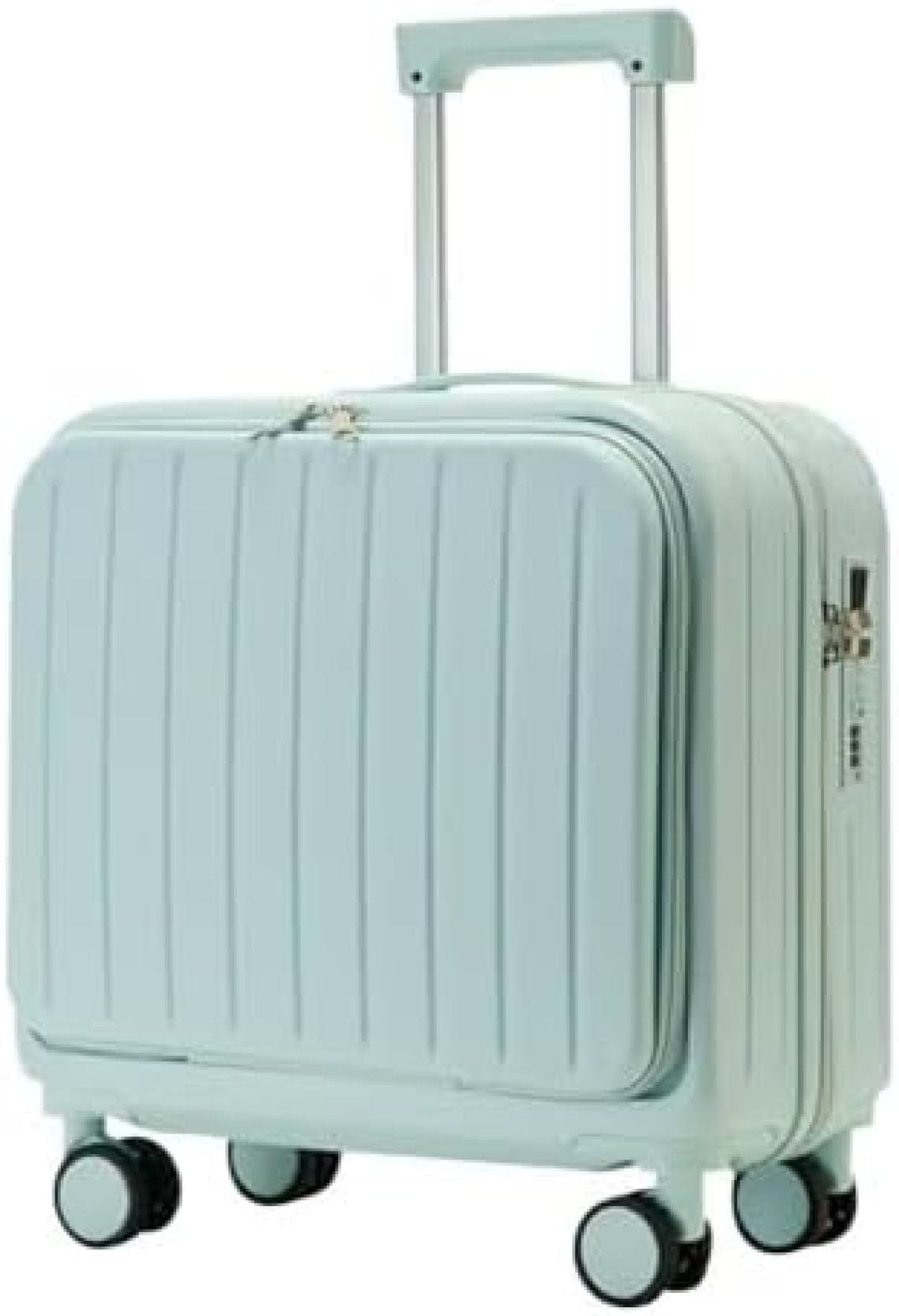 スーツケース 機内持ち込み スーツケース 軽量 キャリーケース フロントオープン スーツケース USBポート付き カップホルダー付き キャリーバッグ ミニスーツケース 耐衝撃 静音 360回転キャ