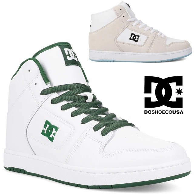 ディーシーシューズ メンズ ハイカット スニーカー マンテカ 4 ハイ カジュアルシューズ スケボー スケート DM252002 113 ホワイト/グリーン 450 ホワイト/グレー/ライトブルー 靴