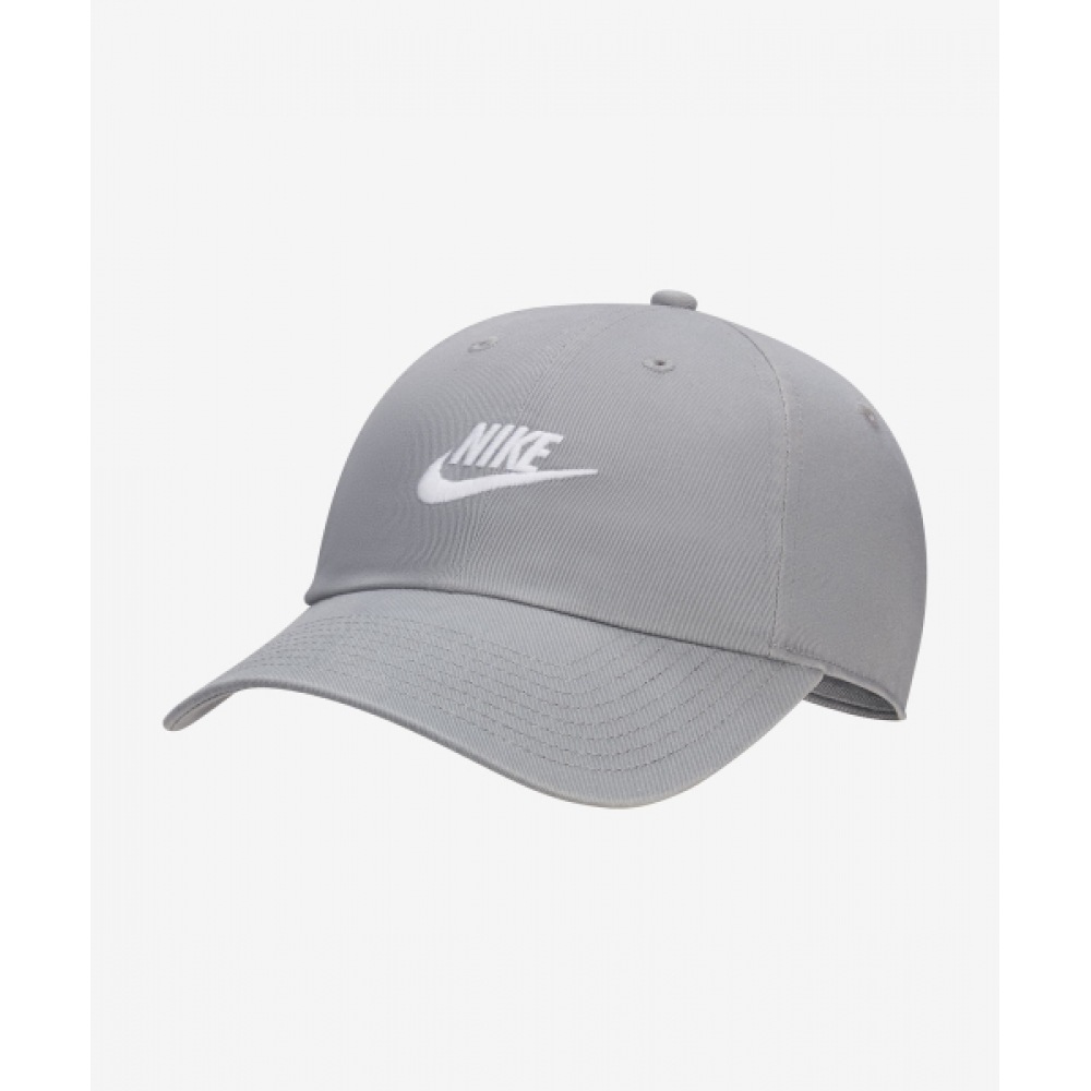 ナイキクラブアンストラクチャードフューチュラウォッシュキャップ-パーティクルグレー:ホワイト/ FB5368-073