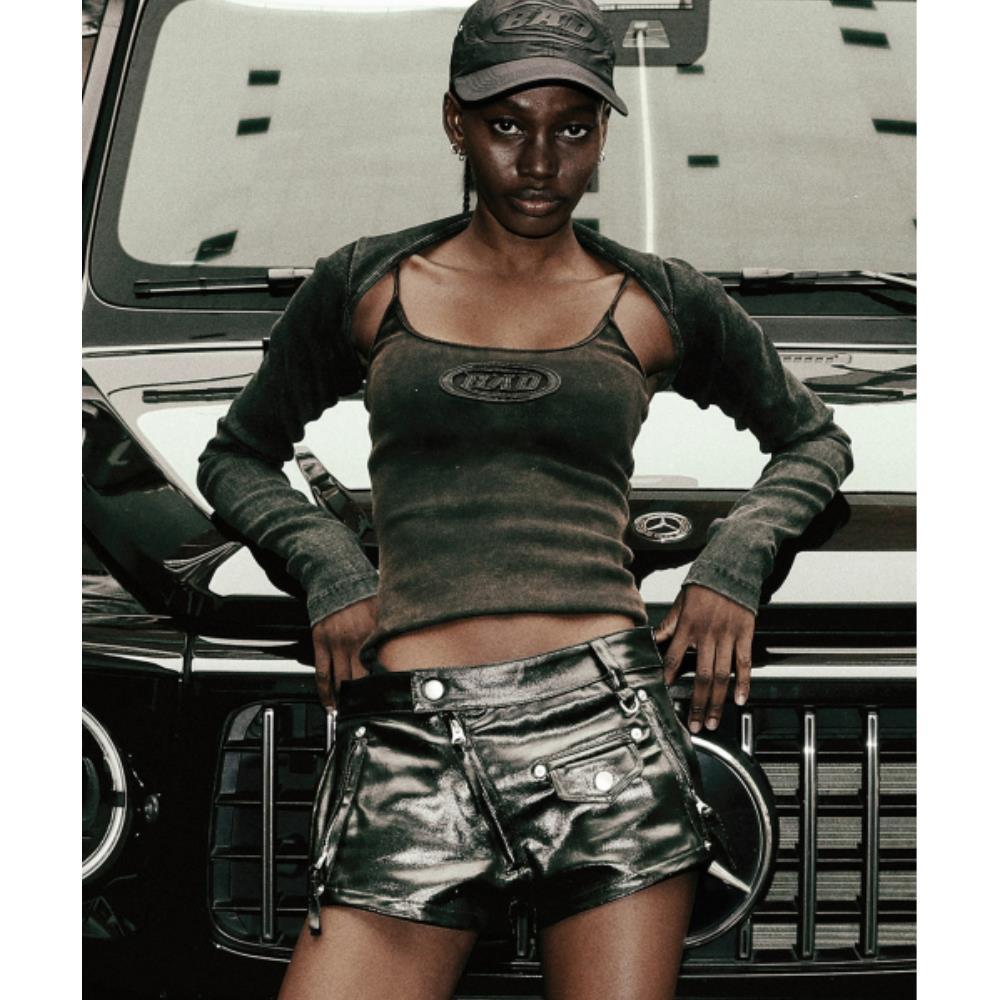 BADBLOOD Squad Logo String Tank Black w-tnk25-018