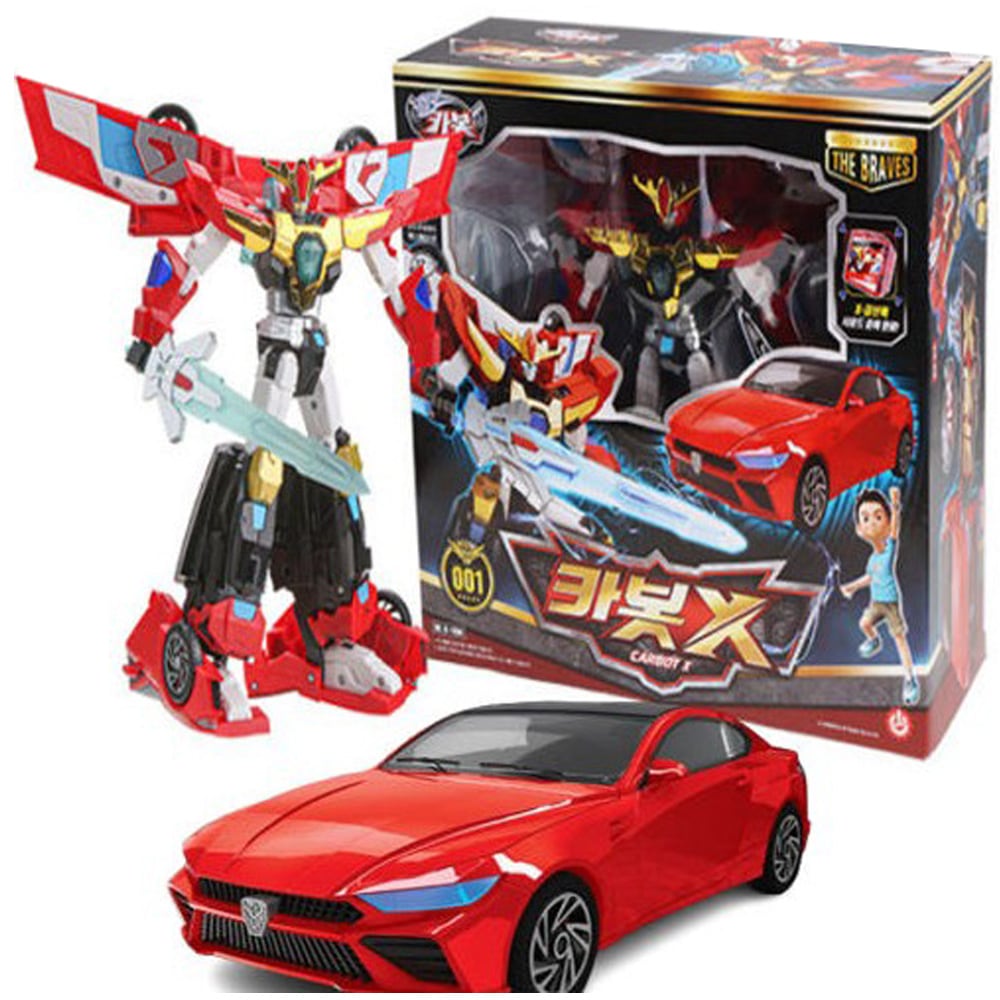 【公式】ヘローカボットX 伝説の勇者 ロボット変形カー 玩具 4歳以上 韓国アニメ キャラクターおもちゃ