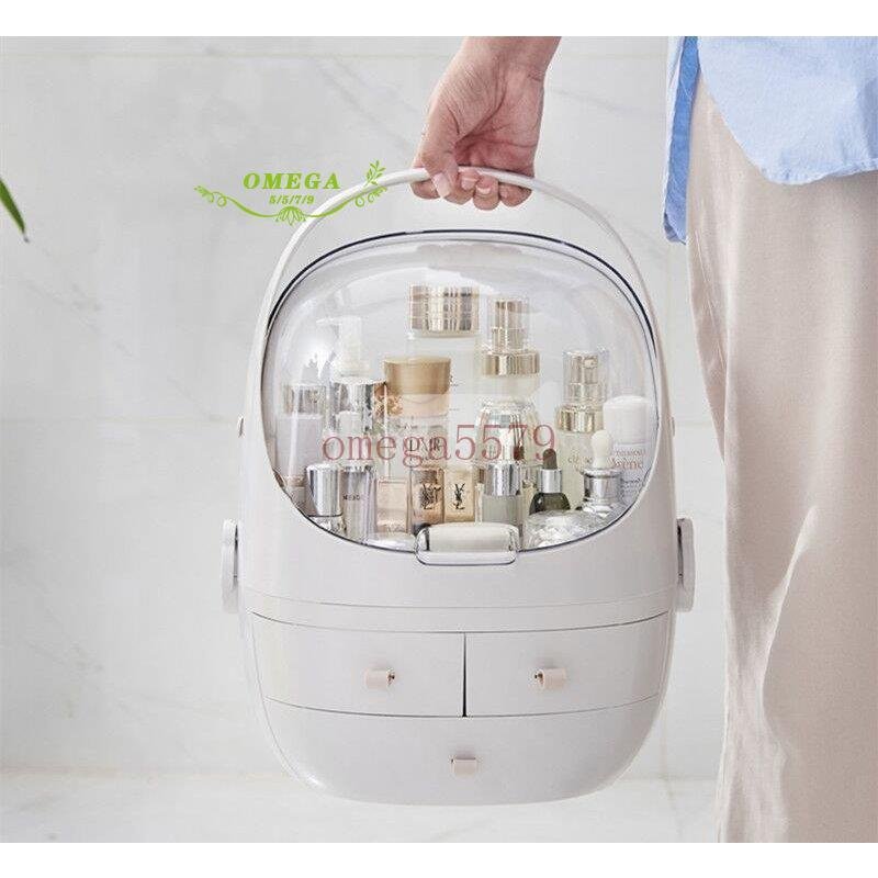 メイクボックス 化粧品収納ボックス メイクケース 防塵 化粧箱 化粧品収納ケース コスメ収納 大容量1616169