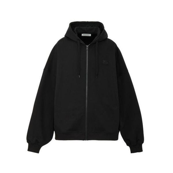 オニツカタイガー フード付きTシャツ 2183B602 001 BLACK DOM