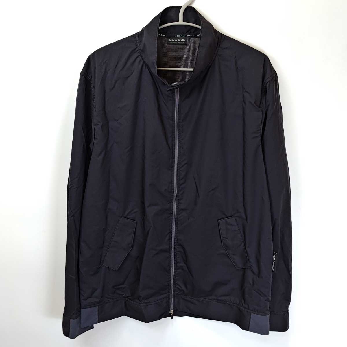 【中古・未使用品】MOUNTAIN MARTIAL ARTS マウンテンマーシャルアーツ PERTEX Active Swing Top BACKLUND ジャケット XL ブラック MMA22-22