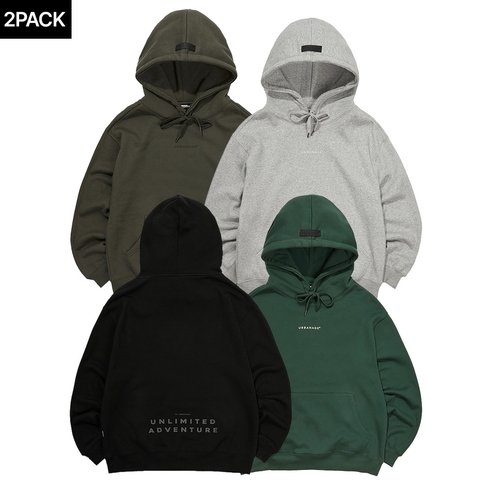 URBANAGE [2PACK] アンリミテッドオーバーフード (4 Color)