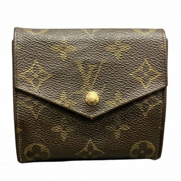 ルイヴィトン ポルトモネビエ M61660 ダブルホック 3つ折り財布 ユニセックス【中古】