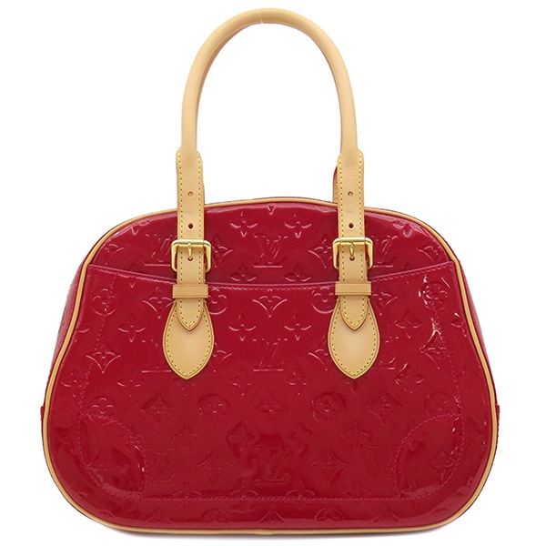 ルイヴィトン LOUIS VUITTON ハンドバッグ サミット ドライブ モノグラムヴェルニ ポムダムール ゴールド金具 赤 M93513 TH3008【中古】