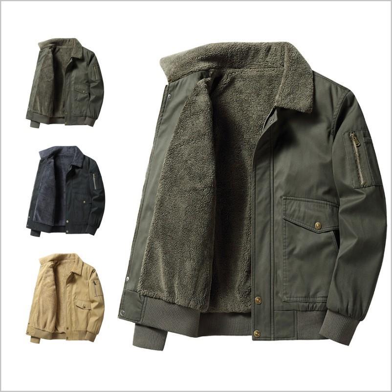 本日の限定商品 メンズ ミリタリージャケット 裏起毛 裏ボアジャケット 暖かい 防寒 厚手 秋物 アウター アウトドア 30代 40代 50代メンズ ミリタリージャケット 裏起毛 裏ボアジャケット