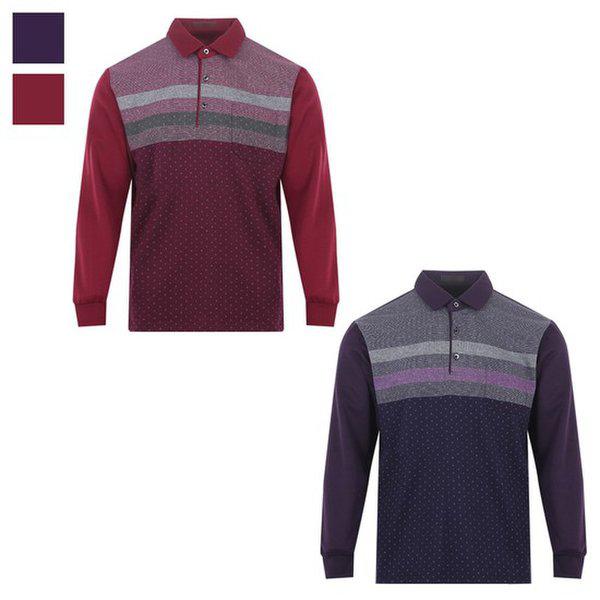 メンズ四方スパン起毛長袖カラーTシャツ BGM-TSK-806