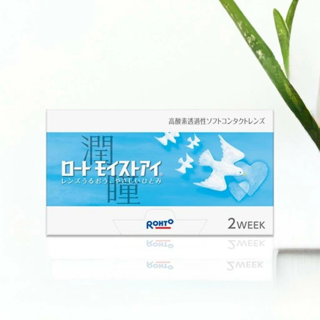 ロート モイストアイ 2ＷＥＥＫ　4箱セット(1箱6枚入り)両眼約6カ月／DIA14.0mm BC8.6