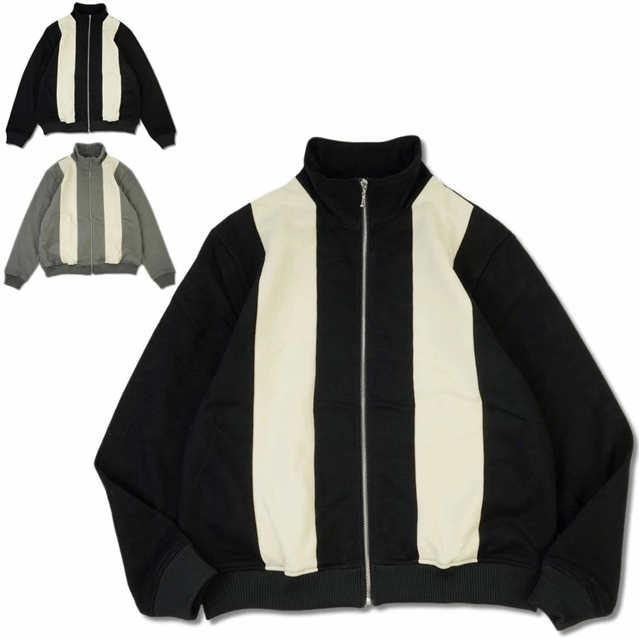 男女兼用 ジャケットスイッチ スウェット ブルゾン Switch Sweat BlousonLAUNCH BASIC TRADEラウンチベーシックトレードGRE