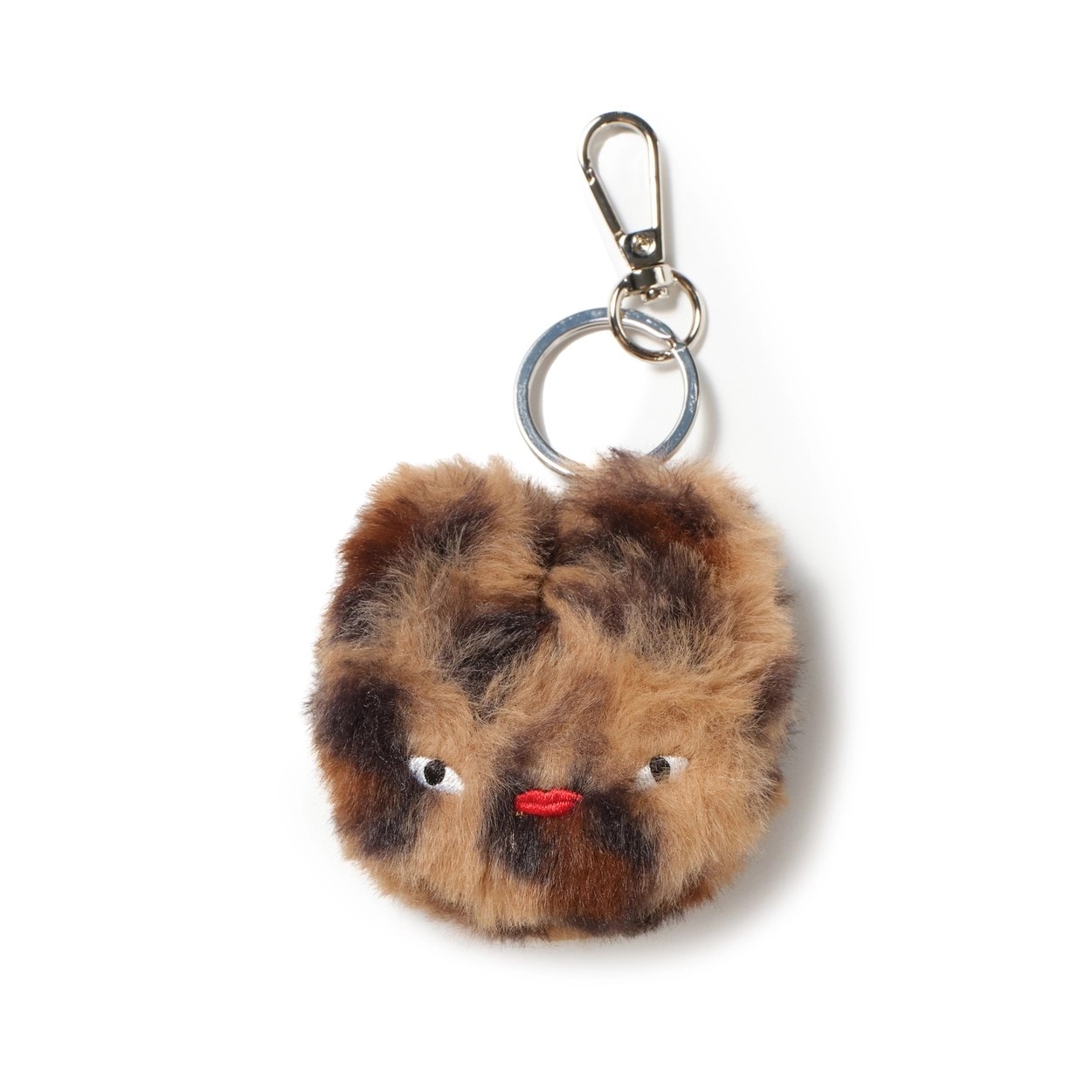 【正規品】「韓国人気」TOKIYOM ふわふわ ECO FUR レオパード ウサギ バッグチャーム キーリング キーホルダー キーチェーン バッグアックセサリー 3色展開 4,500円