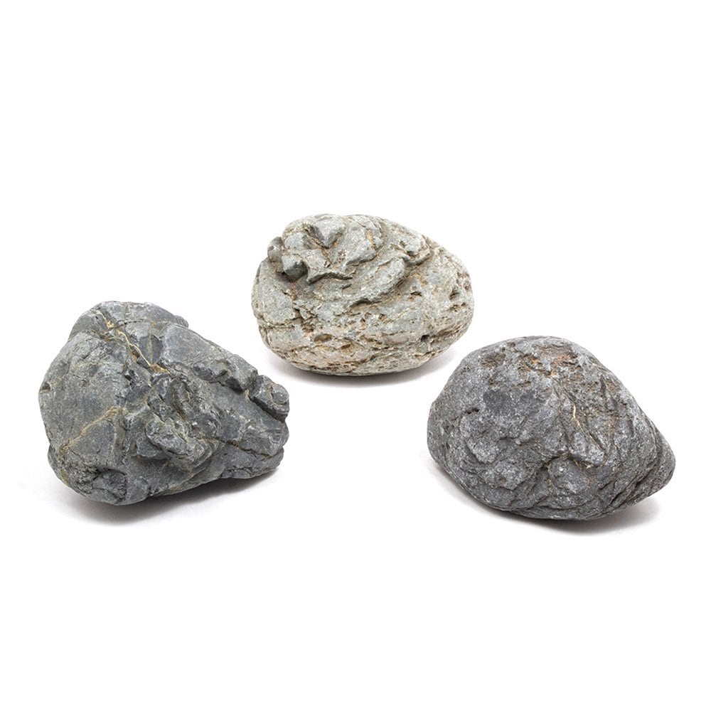 形状お任せ　蒼刻石　Ｍサイズ（約１３ー１８ｃｍ）　３個　アクアリウム　レイアウト素材　ＣＲＣ21―20―99―10―00