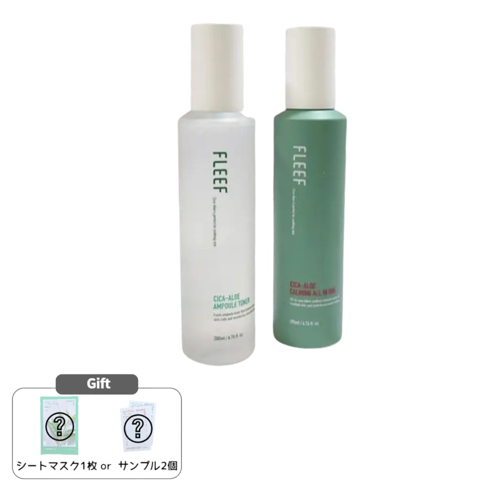 シカ-アロエ アンプルトナー 200ml+カーミングオールインワン200ml