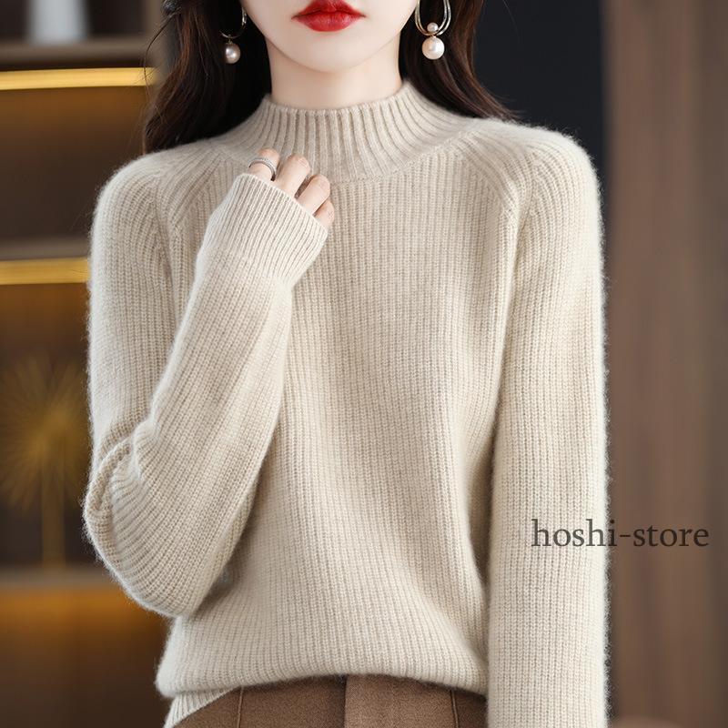 セーター 毎日 ニット トップス 女性のためのプレゼント シンプル レディース 無地 秋服 クルーネック 冬服 通勤 実践的な 通学 学生 事務 キレイめ オフィス カジュアル ニットソー